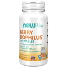 NOW Berry dophilus 60 rágótabletta