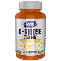 NOW D-Ribose 750mg 120 vegán kapszula