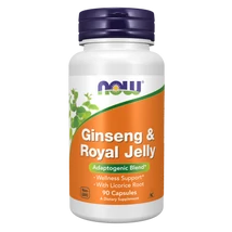 NOW Ginseng & Royal Jelly kapszula 90 db