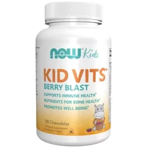 NOW Kid Vits Multivitamin málnás 120 rágótabletta