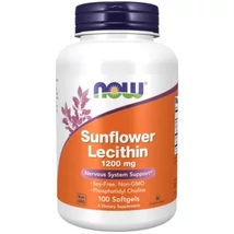 NOW Sunflower Lecithin 1200mg 100 lágykapszula