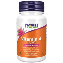 NOW Vitamin A 10.000 IU 100 lágykapszula