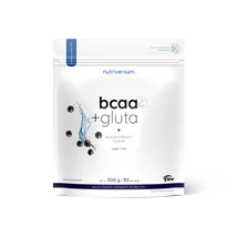 Nutriversum BCAA+GLUTA 500g fekete ribizli