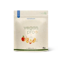 Nutriversum Pure Vegan Pro vegán fehérjepor 500g barack-joghurt
