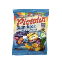 Pictolin Blanditos cukormentes puhakaramell gyümölcsös íz. 65 g