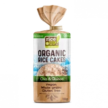 (Sz) RICE UP gluténmentes BIO chia mag és quinoa ízű barna rizs szelet 120 g