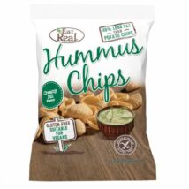 EAT REAL HUMMUS Chips tejszínes&amp;kapros 45 g