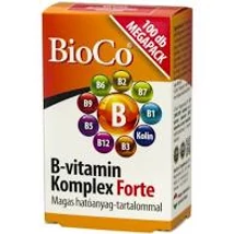 BioCo B-vitamin Komplex Forte MEGAPACK tabletta 100x