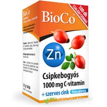 BioCo C+Cink Retard C-vitamin 1000mg+szerves cink CSALÁDI CSOMAG filmtabletta 100x