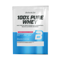 BioTechUSA 100% Pure Whey Lactose Free 28g Eper-kifutó