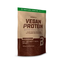 BioTechUSA Vegan Protein, fehérje vegánoknak 500g kávé