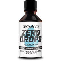 BioTechUSA Zero Drops 50ml kókusz-macaron