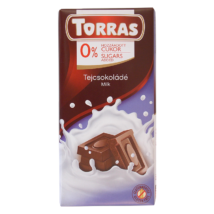 Torras GM Tejcsokoládé hozzáadott cukor nélkül 75g