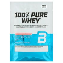 BioTechUSA 100% Pure Whey Tejsavó fehérjepor 28g Eper