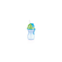 Tescoma 
 BAMBINI Gyermek szívószálas palack 300 ml, zöld, kék