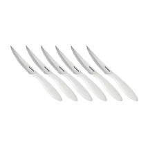 Tescoma 
 PRESTO steak kés, 12 cm, 6 db, fehér