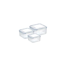 Tescoma 
 FRESHBOX Négyzet alakú ételtároló doboz, 3 db, 0.4, 0.7, 1.2 l