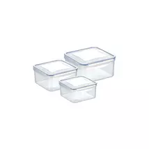 Tescoma 
 FRESHBOX Négyzet alakú ételtároló doboz, 3 db, 1.2, 2.0, 3.0 l