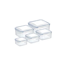 Tescoma 
 FRESHBOX Négyzet alakú ételtároló doboz, 5 db