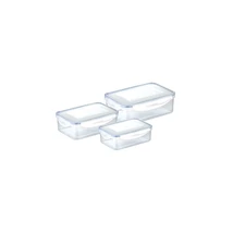 Tescoma 
 FRESHBOX Téglalap alakú ételtároló doboz, 3 db, 0.2, 0.5, 1.0 l