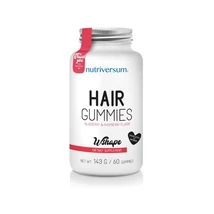 Nutriversum WSHAPE Hair Gummies Áfonya-Málna 60 db