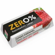 Szerencsi Zero eper ízű krémmel töltött tejcsokoládé édesítőszerrel 21g