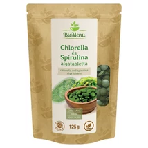 BioMenü Chlorella és Spirulina algatabletta 125g