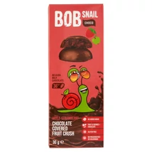 BOB SNAIL gyümölcs SNACK tejcsokoládé alma-eper 30g