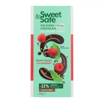 Sweet&Safe étcsoki málna-kender-stevia