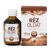 Mannavita Réz oldat 225 mmg / 200ml - DOBOZOS + 50ml pumpás üveg (Sz)