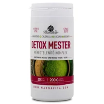 Mannavita DETOX MESTER (Máriatövis+Búzafű+Chlorella+Lucuma) 200g