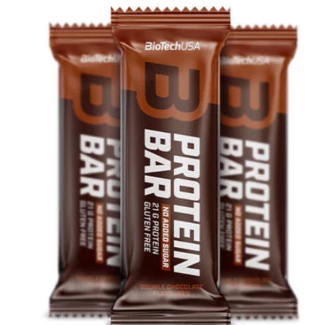 BioTechUSA Protein Bar fehérjeszelet 70g dupla csokoládé