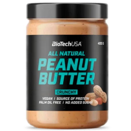 BioTechUSA Peanut Butter mogyoróvaj 400g crunchy (Sz)