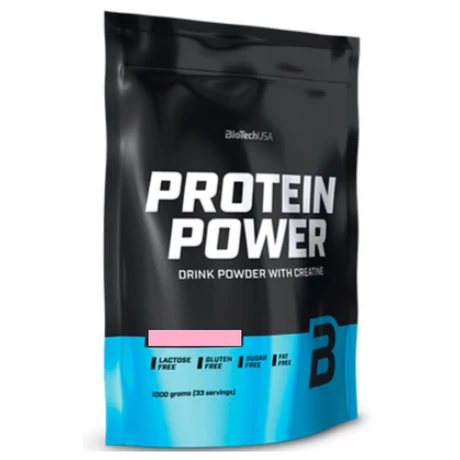 BioTechUSA Protein Power 1000g Eper-banán