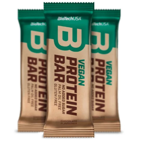 BioTechUSA Vegan Protein Bar fehérjeszelet 50g Csokoládé