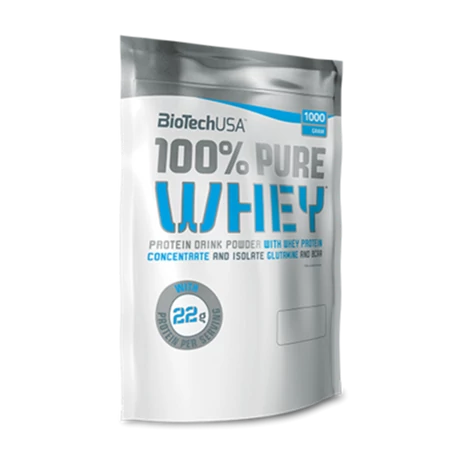 BioTechUSA 100% Pure Whey Tejsavó fehérjepor 1000g Sütikrém