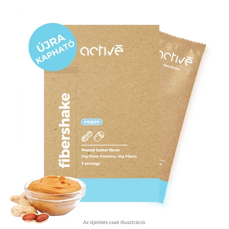 activé FiberShake vegán - 7 adag - peanut butter
