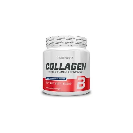 BioTechUSA Collagen 300g fekete málna 