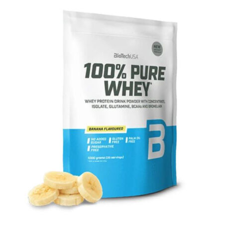 BioTechUSA 100% Pure Whey 1000g Banán