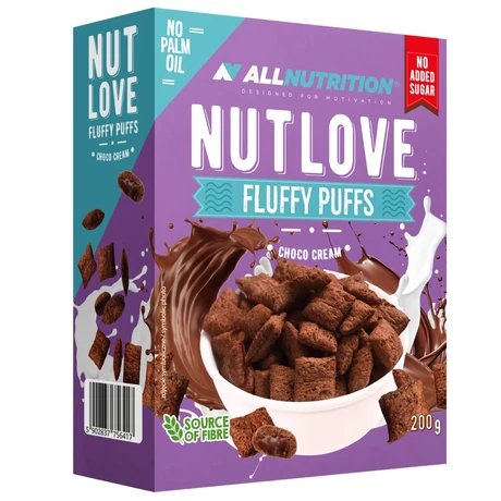 AllNutrition Nutlove Krémmel töltött párna 200 g Csokoládé-mogyoró