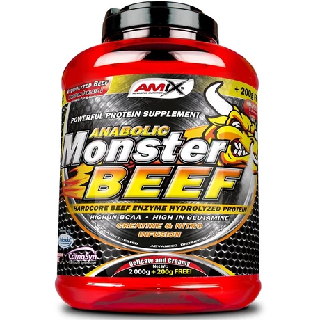 AMIX Nutrition Anabolic Monster BEEF 90% Protein 2200g eper-banán