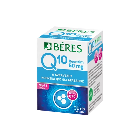 Béres Koenzim Q10 60mg Étrendkiegészítő Tabletta 30x