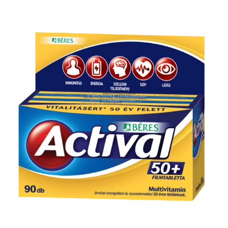 Actival 50+ Filmtabletta 30x Béres Egészségtár