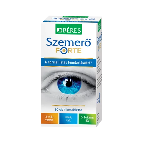 Béres Szemerő Lutein Forte Étrendkiegészítő Filmtabletta 90x