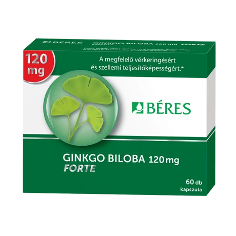 Béres Ginkgo Biloba 120mg Forte Kapszula 60x