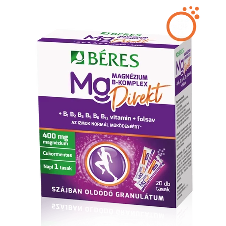 Béres Magnézium B Komplex Direkt Szájban Oldódó Granulátum 20x