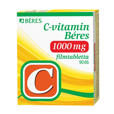 C Vitamin Béres 1000mg Filmtabletta 90x Buborékcsomagolás Pvc/Pe/Pvdc/Al /29