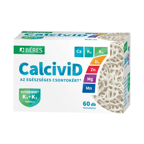 Béres Calcivid 7 Étrendkiegészítő Filmtabletta 60x