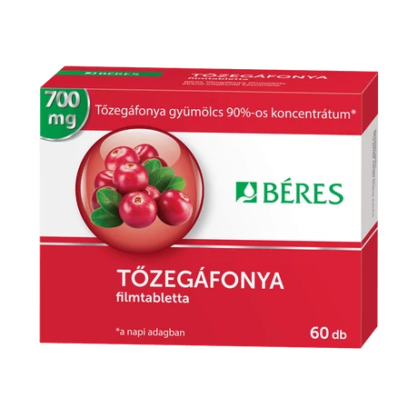 Béres Tőzegáfonya Filmtabletta 60x