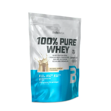 BiotechUSA 100% Pure Whey 400g bourbon vanilia